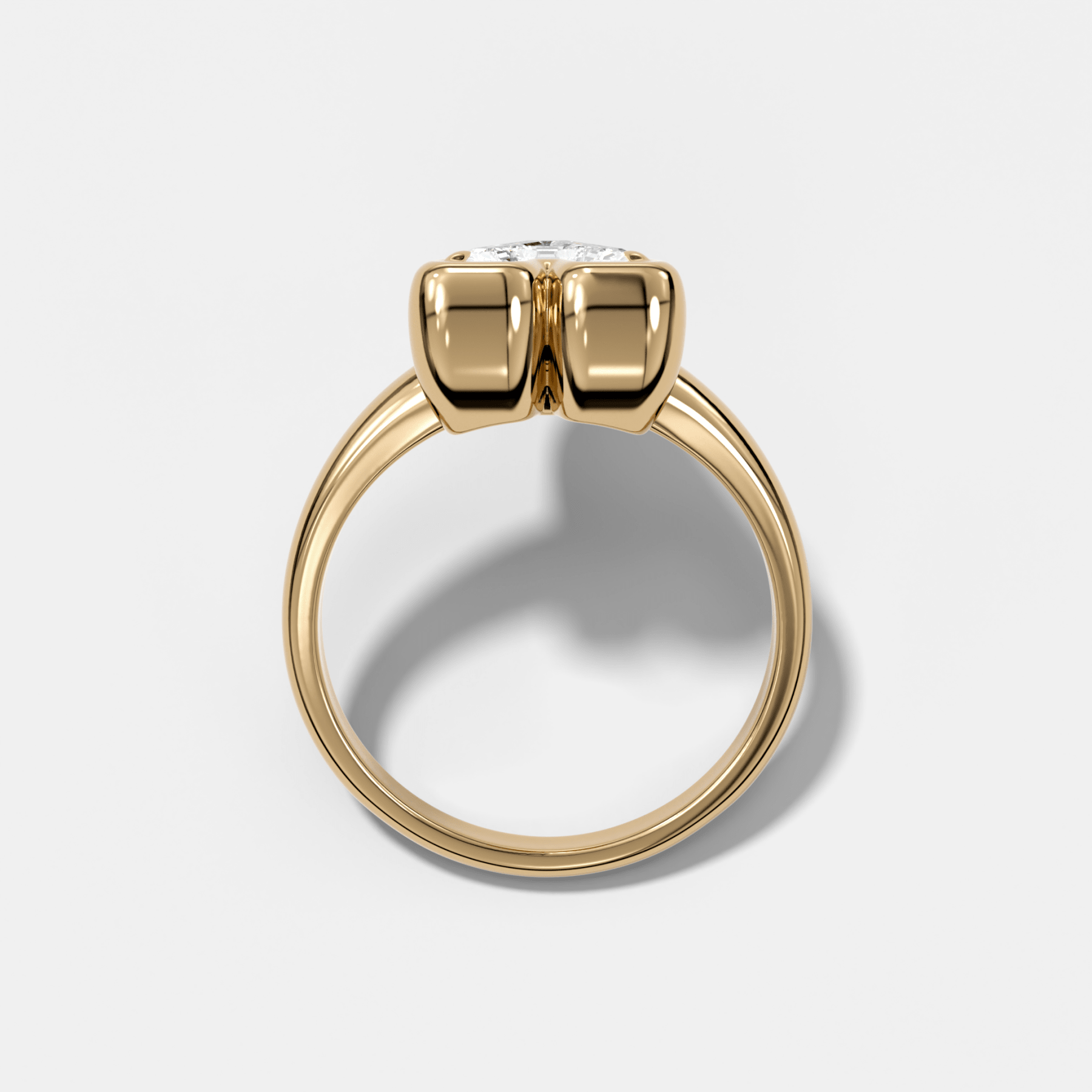 Club Diamond Initial Ring - Letter A