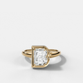 Club Diamond Initial Ring - Letter B