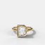 Club Diamond Initial Ring - Letter B