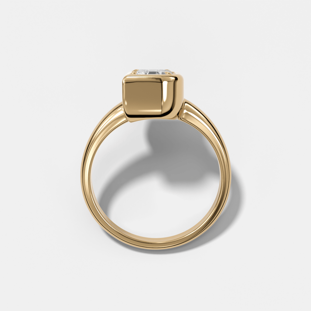 Club Diamond Initial Ring - Letter B