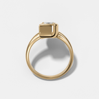 Club Diamond Initial Ring - Letter B