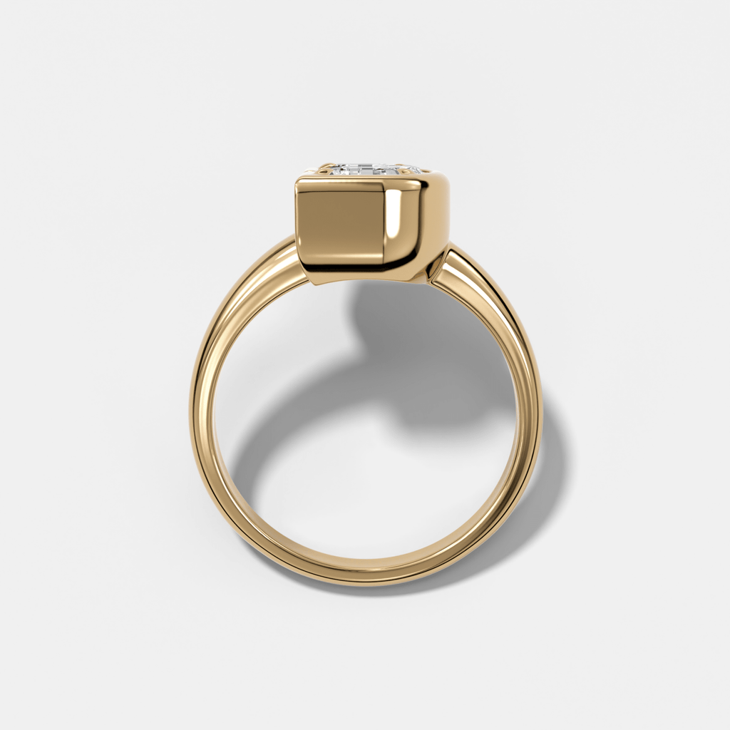 Club Diamond Initial Ring - Letter D