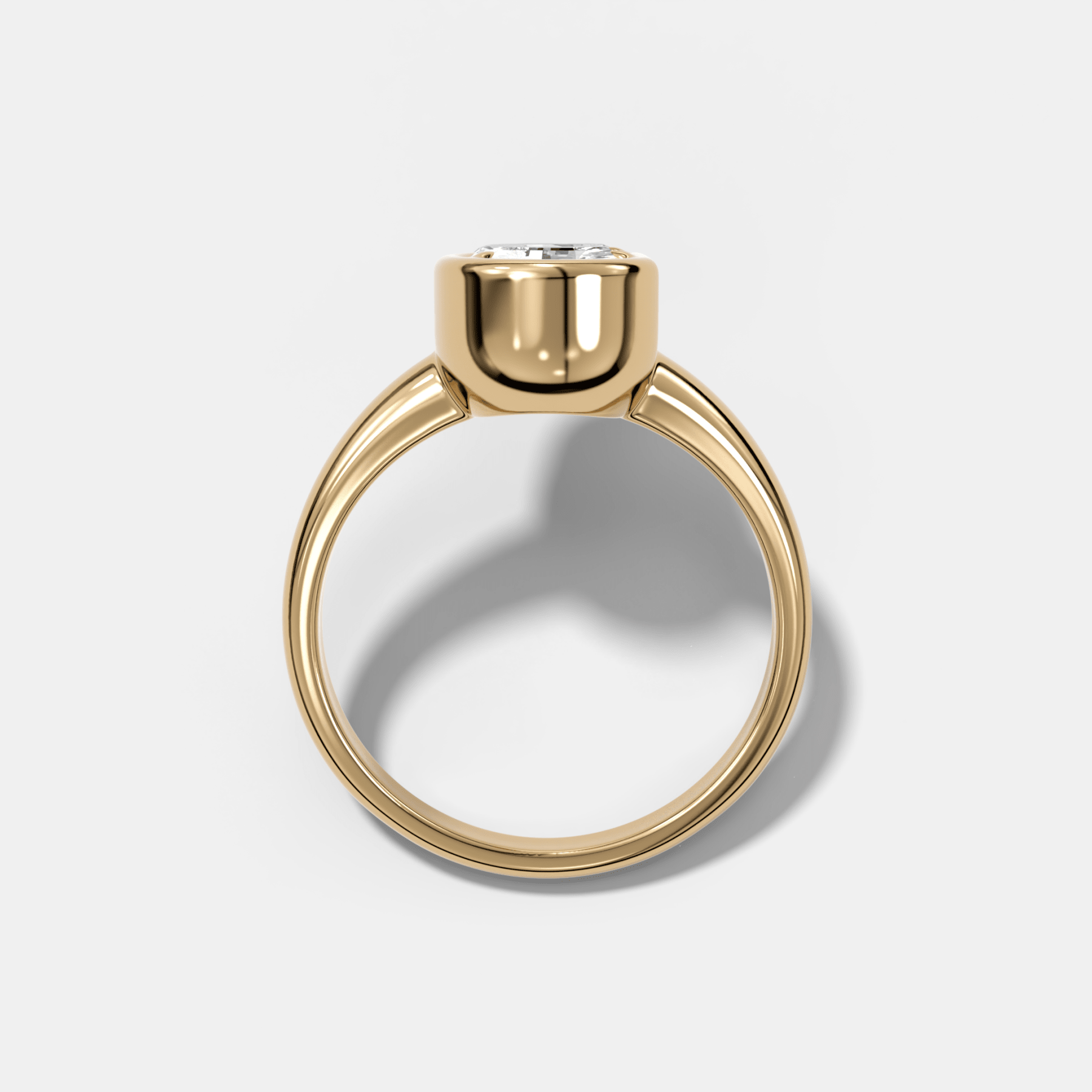 Club Diamond Initial Ring - Letter G Secondary image