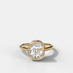 Club Diamond Initial Ring - Letter G