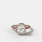 Club Diamond Initial Ring - Letter G