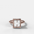 Club Diamond Initial Ring - Letter H