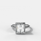 Club Diamond Initial Ring - Letter H
