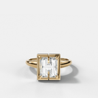 Club Diamond Initial Ring - Letter H