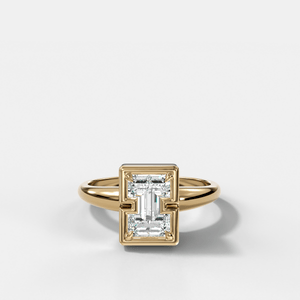 Club Diamond Initial Ring - Letter I