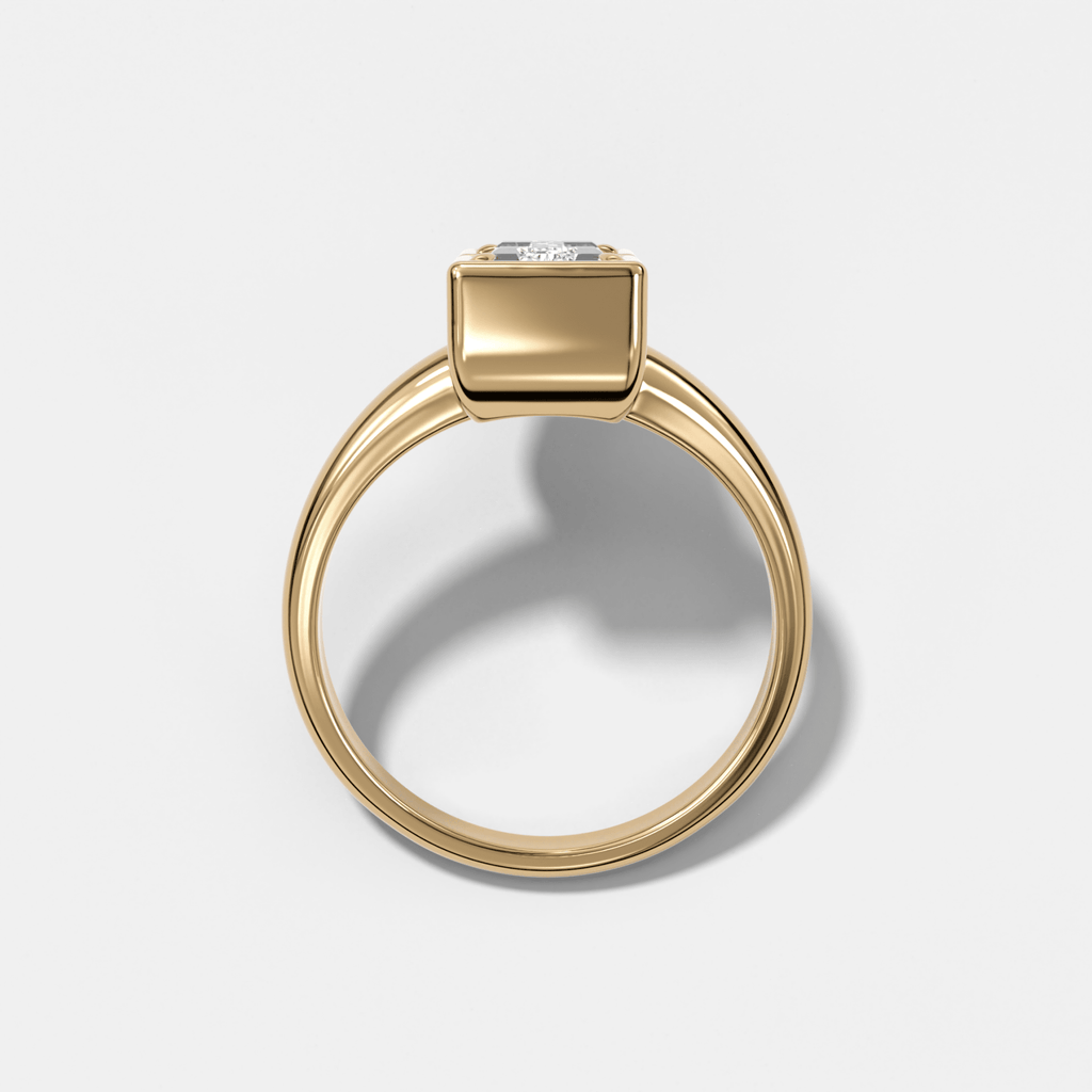 Club Diamond Initial Ring - Letter I
