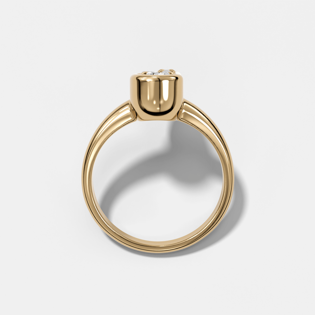 Club Diamond Initial Ring - Letter J