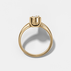 Club Diamond Initial Ring - Letter J