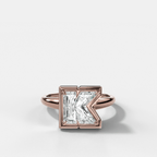 Club Diamond Initial Ring - Letter K