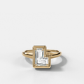 Club Diamond Initial Ring - Letter L