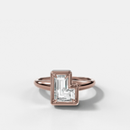 Club Diamond Initial Ring - Letter L