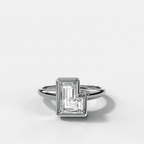 Club Diamond Initial Ring - Letter L
