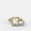 Club Diamond Initial Ring - Letter M