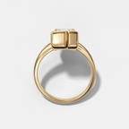 Club Diamond Initial Ring - Letter N