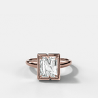 Club Diamond Initial Ring - Letter N
