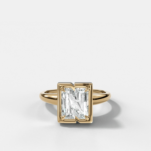 Club Diamond Initial Ring - Letter N
