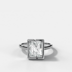 Club Diamond Initial Ring - Letter N