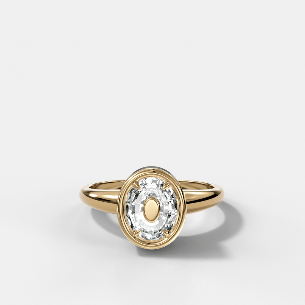 Club Diamond Initial Ring - Letter O