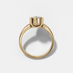 Club Diamond Initial Ring - Letter O