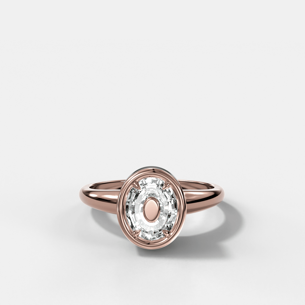 Club Diamond Initial Ring - Letter O