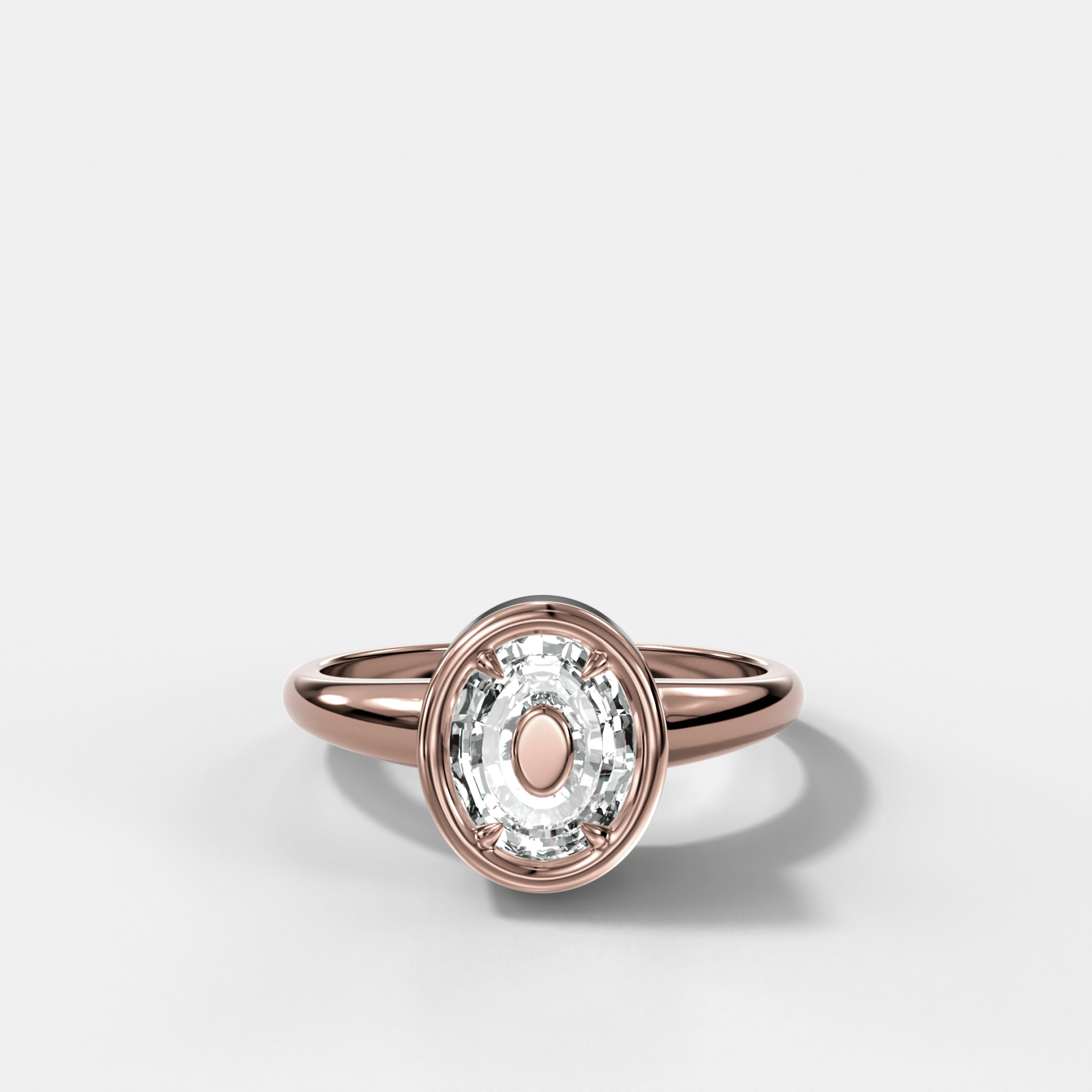 Club Diamond Initial Ring - Letter O