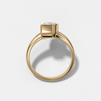 Club Diamond Initial Ring - Letter P
