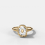 Club Diamond Initial Ring - Letter Q