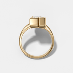 Club Diamond Initial Ring - Letter R