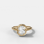 Club Diamond Initial Ring - Letter S