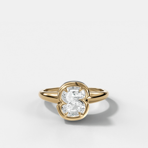 Club Diamond Initial Ring - Letter S
