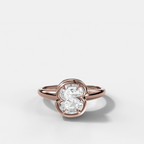 Club Diamond Initial Ring - Letter S
