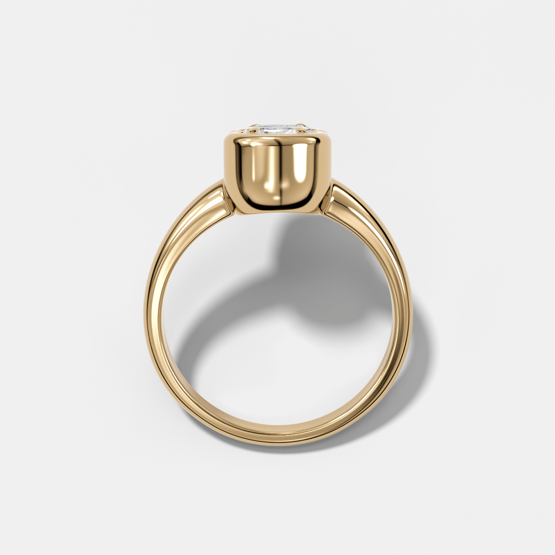 Club Diamond Initial Ring - Letter S