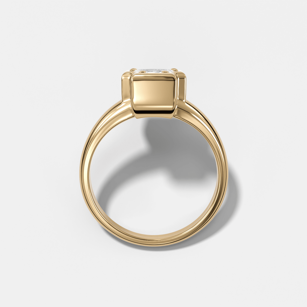 Club Diamond Initial Ring - Letter T