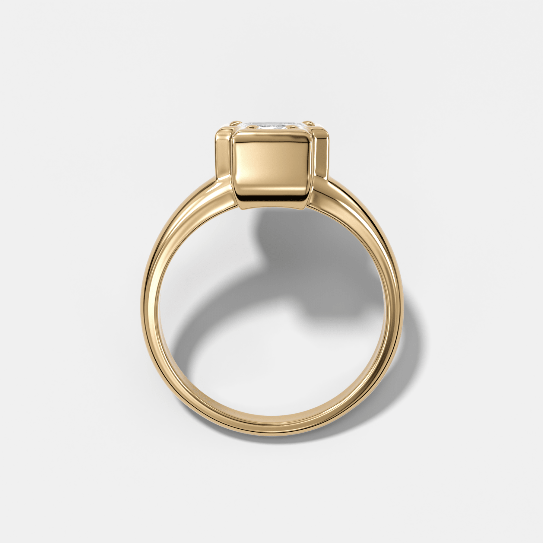 Club Diamond Initial Ring - Letter T