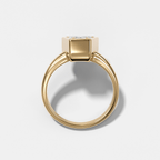 Club Diamond Initial Ring - Letter V