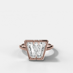 Club Diamond Initial Ring - Letter W