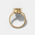 Club Diamond Initial Ring - Letter W