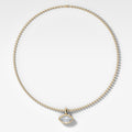 Club East West Marquise Attachable Diamond Pendant With Beaded Chain (3mm)