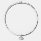 Club East West Marquise Attachable Diamond Pendant With Reversible Omega Chain (3mm)
