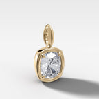 Club Elongated Cushion Attachable Diamond Pendant