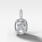 Club Elongated Cushion Attachable Diamond Pendant