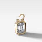 Club Lock Emerald Attachable Diamond Pendant