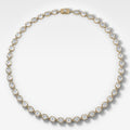 Club Mixed Shape Diamond Necklace with Cushion and Oval Diamonds
