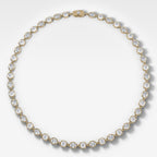 Club Mixed Shape Diamond Necklace with Cushion and Oval Diamonds