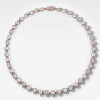 Club Mixed Shape Diamond Necklace with Cushion and Oval Diamonds