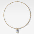 Club North South Elongated Radiant Attachable Diamond Pendant With Beaded Chain (3mm)